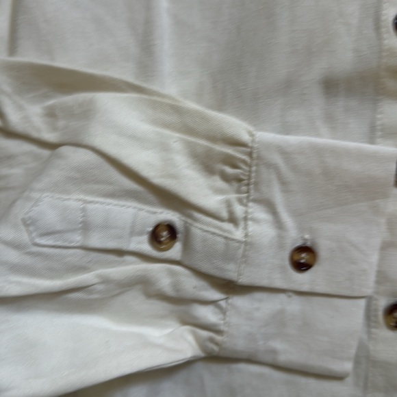 Bohme Cream Collared Button-Up Blouse - Picture 5 of 8